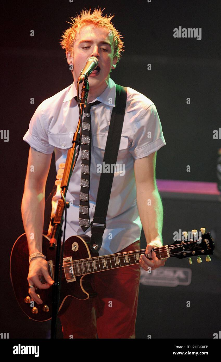 McFly treten am 21. Oktober 2006 im GAY The Astoria in London auf. Stockfoto