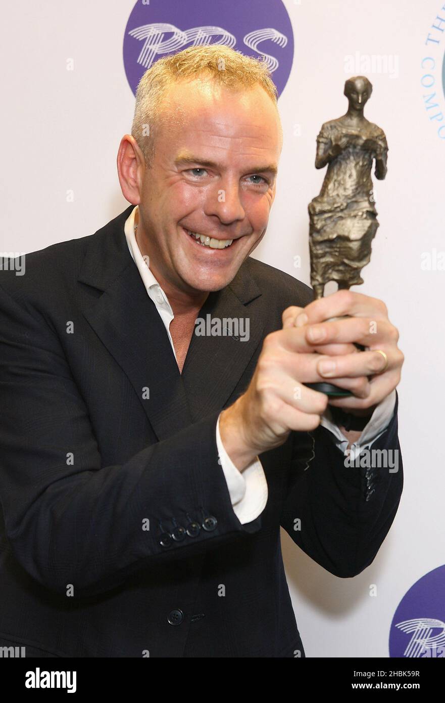 Norman Cook nahm am 24/05/2007 an den Ivor Novello Awards im Grosvenor House Hotel im Londoner Zentrum Teil. Stockfoto
