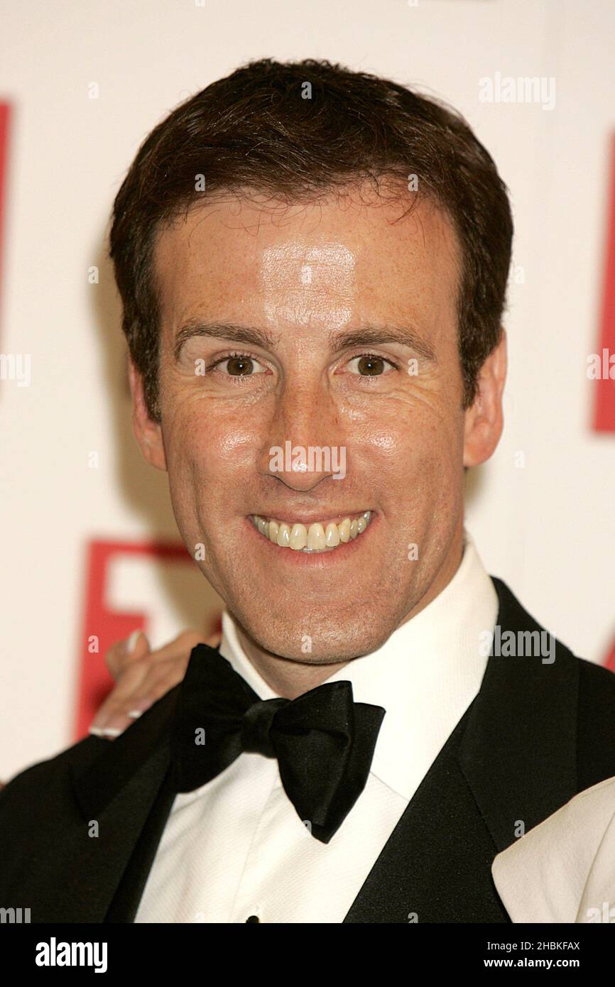 Anton Du Beke beim TV Quick und TV Choice Award 2008 im Dorchester, Park Lane, London. Stockfoto