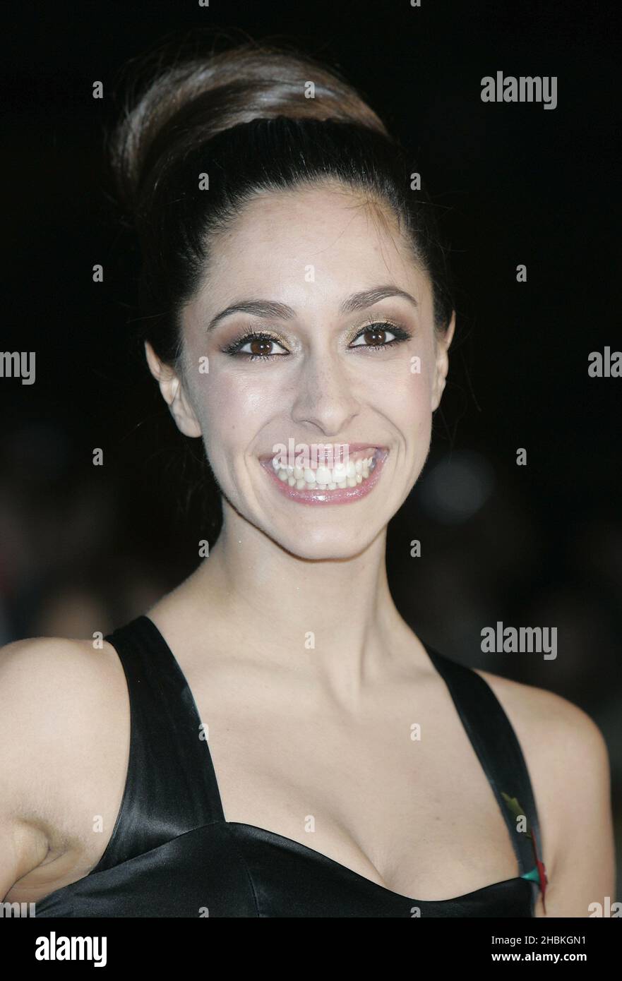 Oona Chaplin kommt zur Weltpremiere von „Quantum of Solace“ auf dem Odeon Leicester Square, WC2. Stockfoto