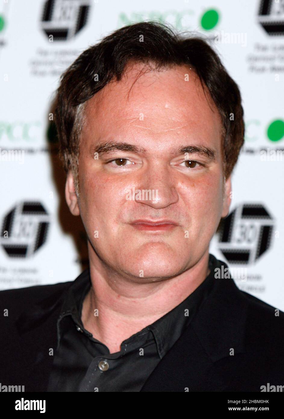 Quentin Tarantino bei den London Critics' Circle Film Awards im Landmark Hotel, London. Stockfoto