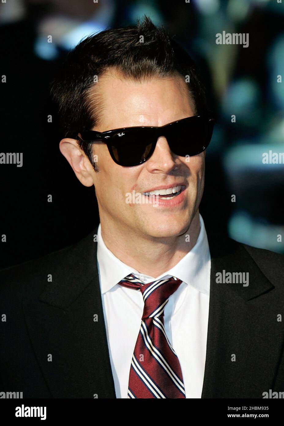 Johnny Knoxville nimmt an der UK Film Premiere von 'Jackass 3D im BFI IMAX in London Teil. Stockfoto