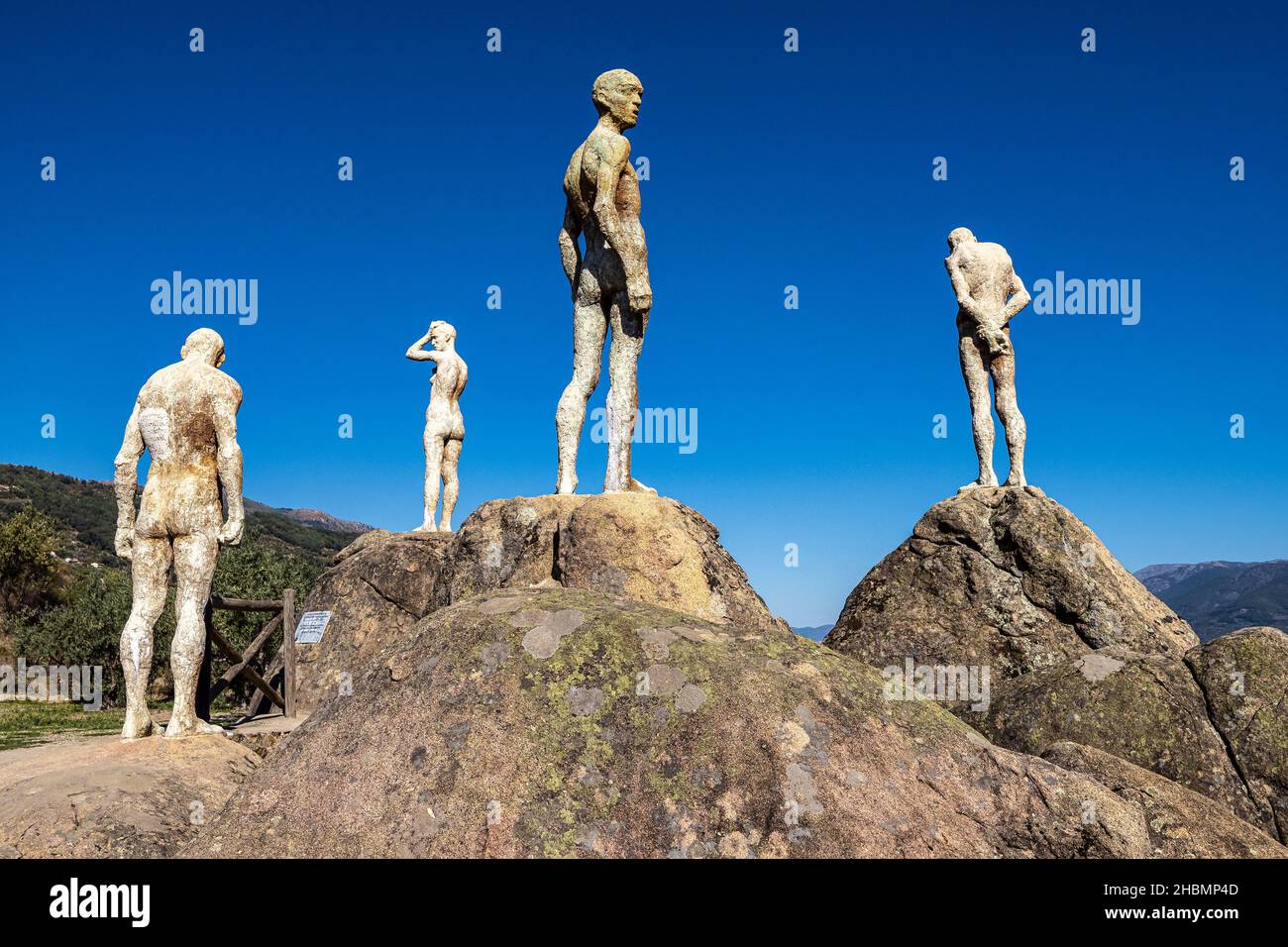 Mirador de la Memoria, El Torno, Caceres, Spanien. Denkmal zur