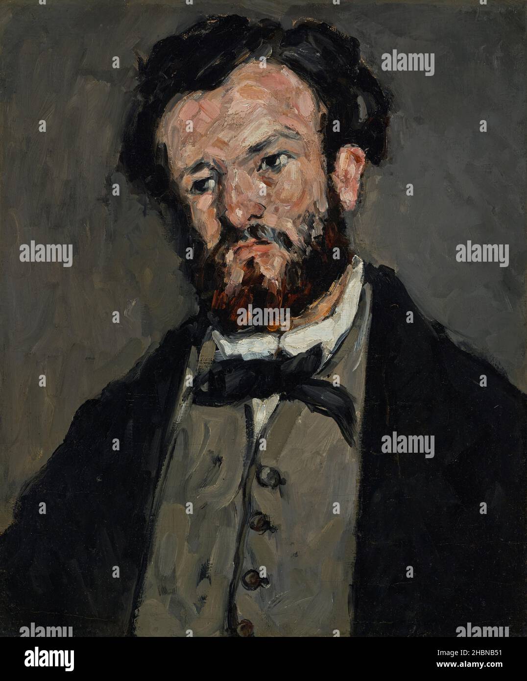 Porträt von Anthony Valabrègue (ca. 1869-1871) von Paul Cézanne. Stockfoto