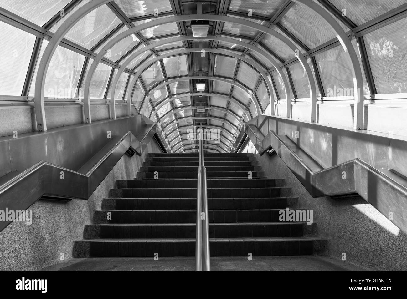 Abstrakt schwarz / weiß-Architektur Stockfoto