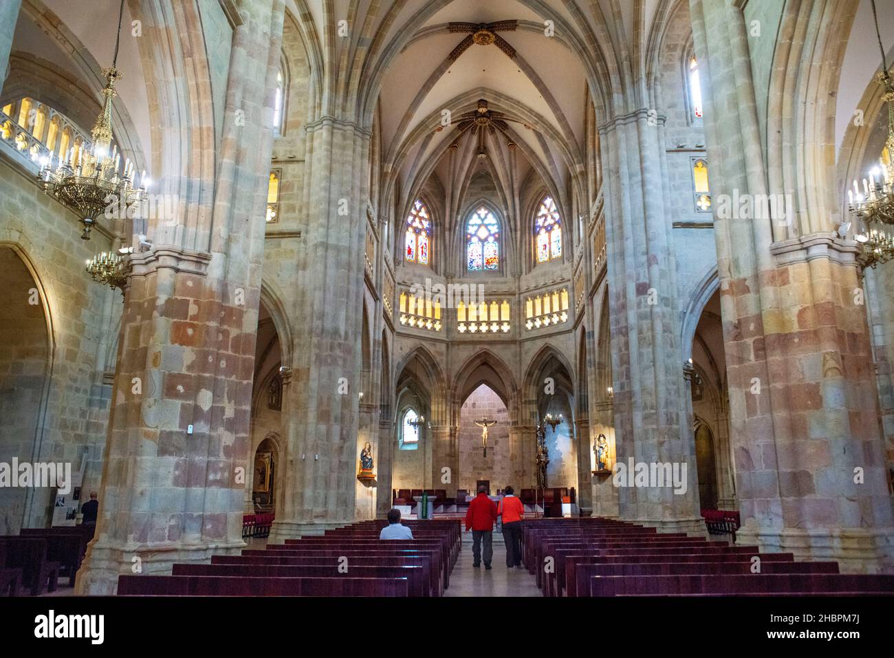 Kathedrale von Santiago, Bilbao, Altstadt Casco Viejo, Biskaya, Baskenland, Euskadi, Spanien, Europa Stockfoto