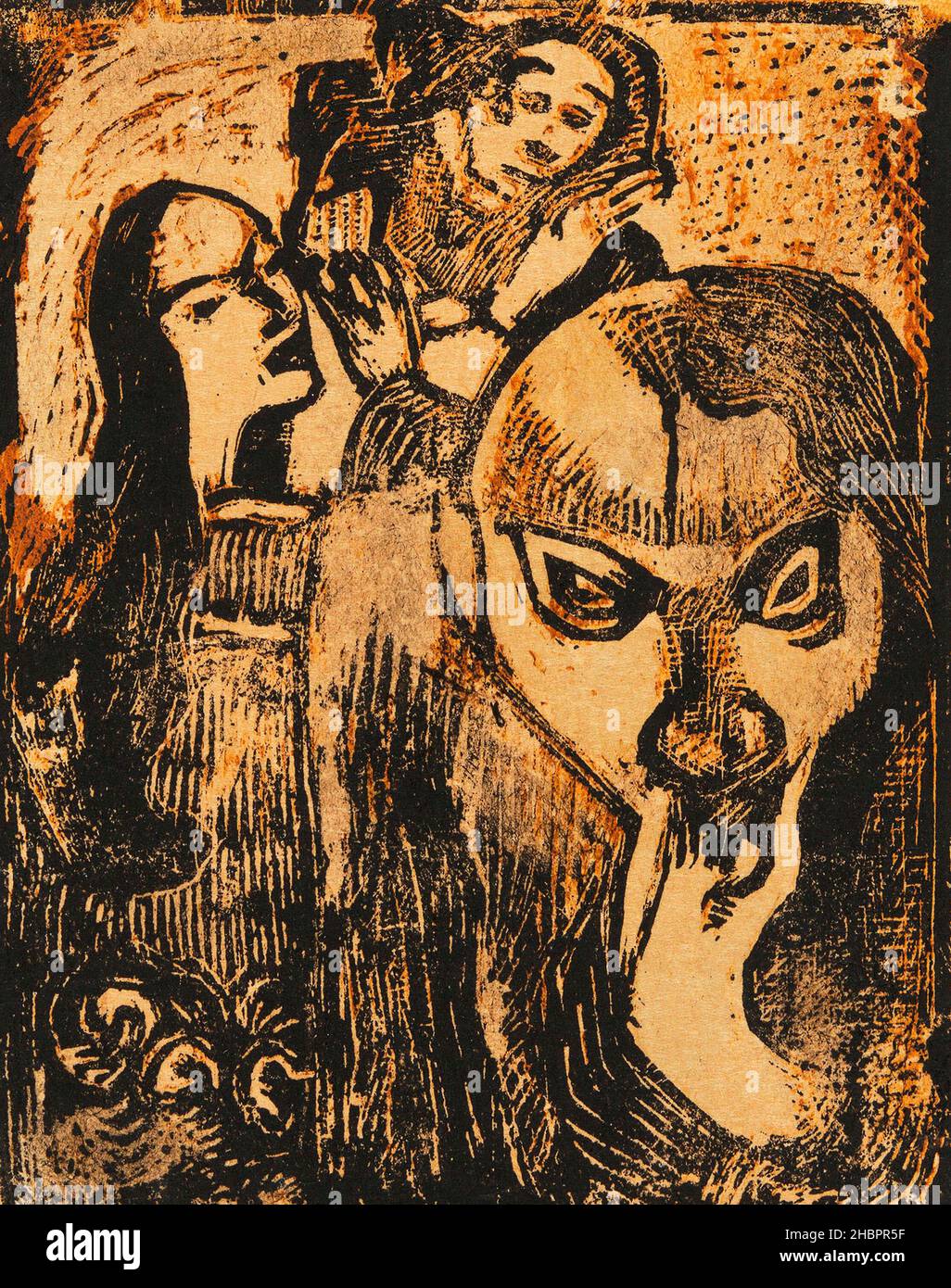 Erinnerung an Meijer de Haan (ca. 1896-1897) von Paul Gauguin. Stockfoto