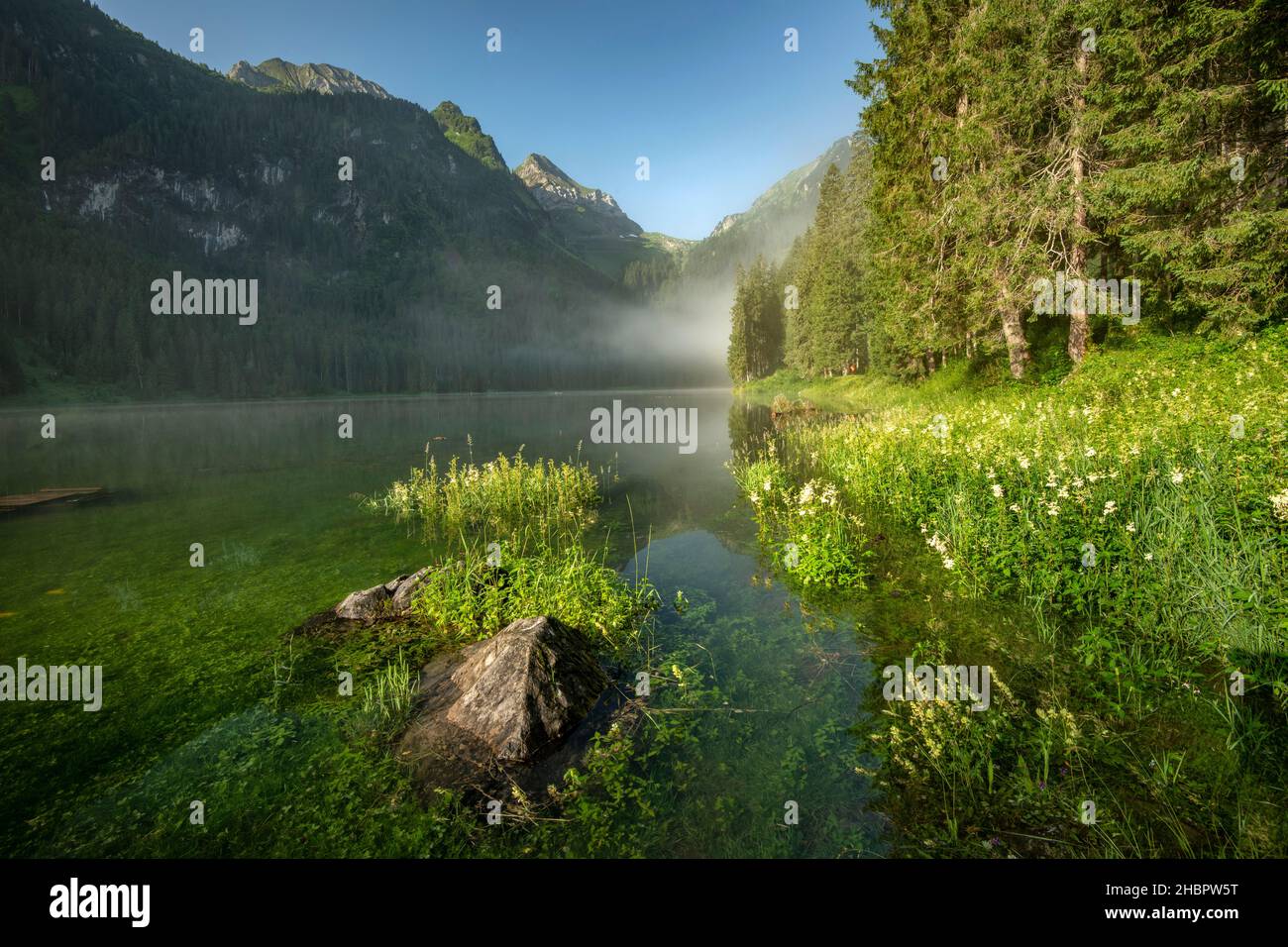 Schweiz, St.Gallen, Grabs, Voralp, Voralpsee *** Ortsüberschrift *** Schweiz, St.Gallen, Grabs, Voralp, Landschaft, alpen, schweiz, Berge, Scen Stockfoto