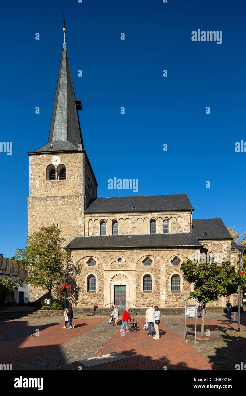 Deutschland, Hilden, Bergisches Land, Niederbergisches Land, Niederberg, Rheinland, Nordrhein-Westfalen, NRW, Reformationskirche zu Hilden, evangelisc Stockfoto