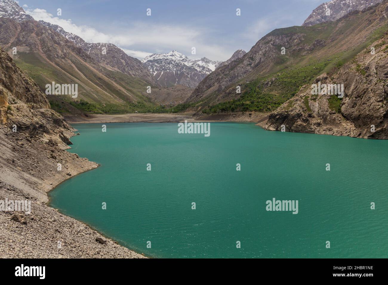 Marguzor-See in Haft Kul im Fann-Gebirge, Tadschikistan Stockfoto