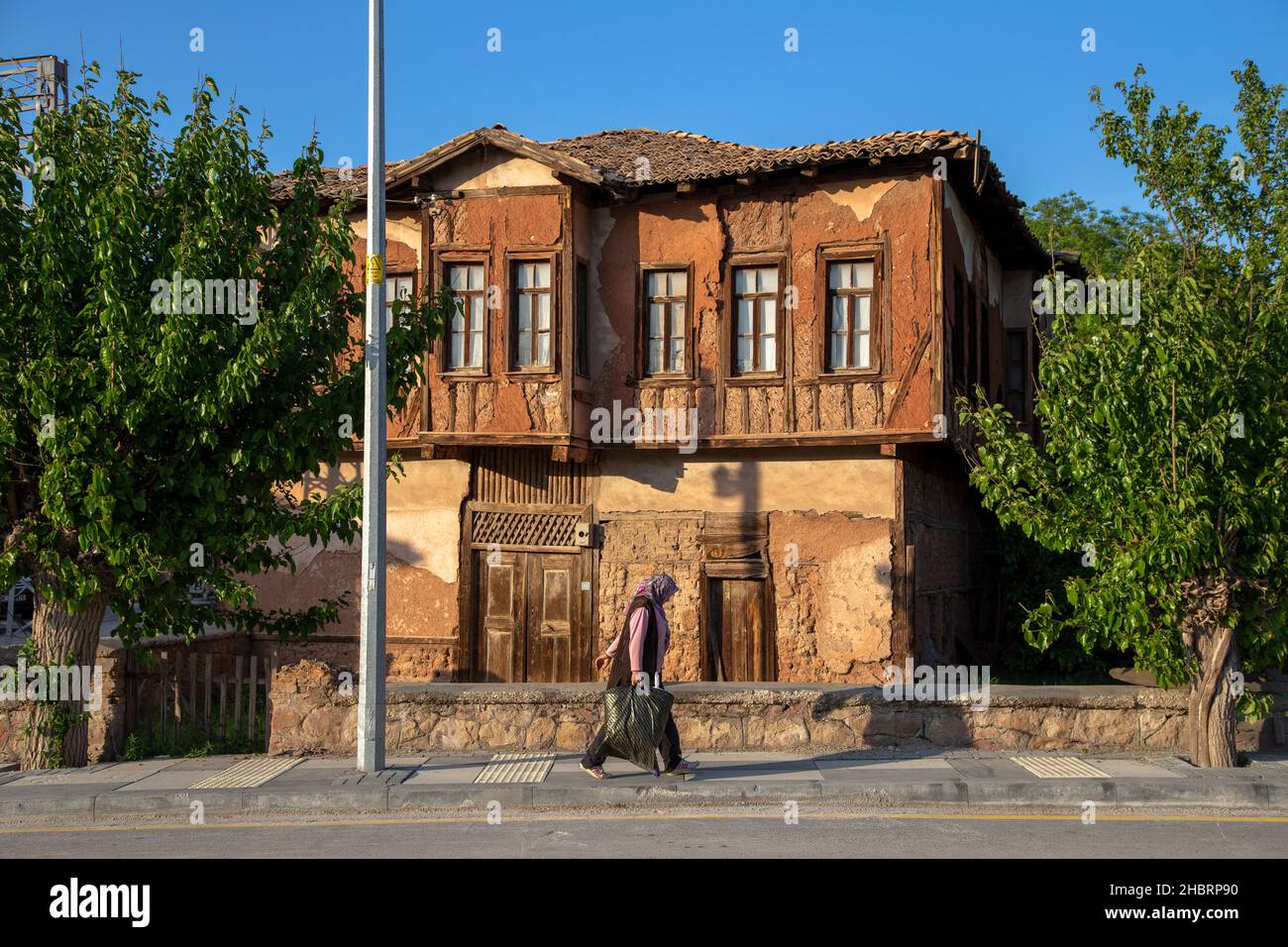 Ankara,Türkei - 05-11-2016:ein altes anatolisches Haus aus adobe Stockfoto
