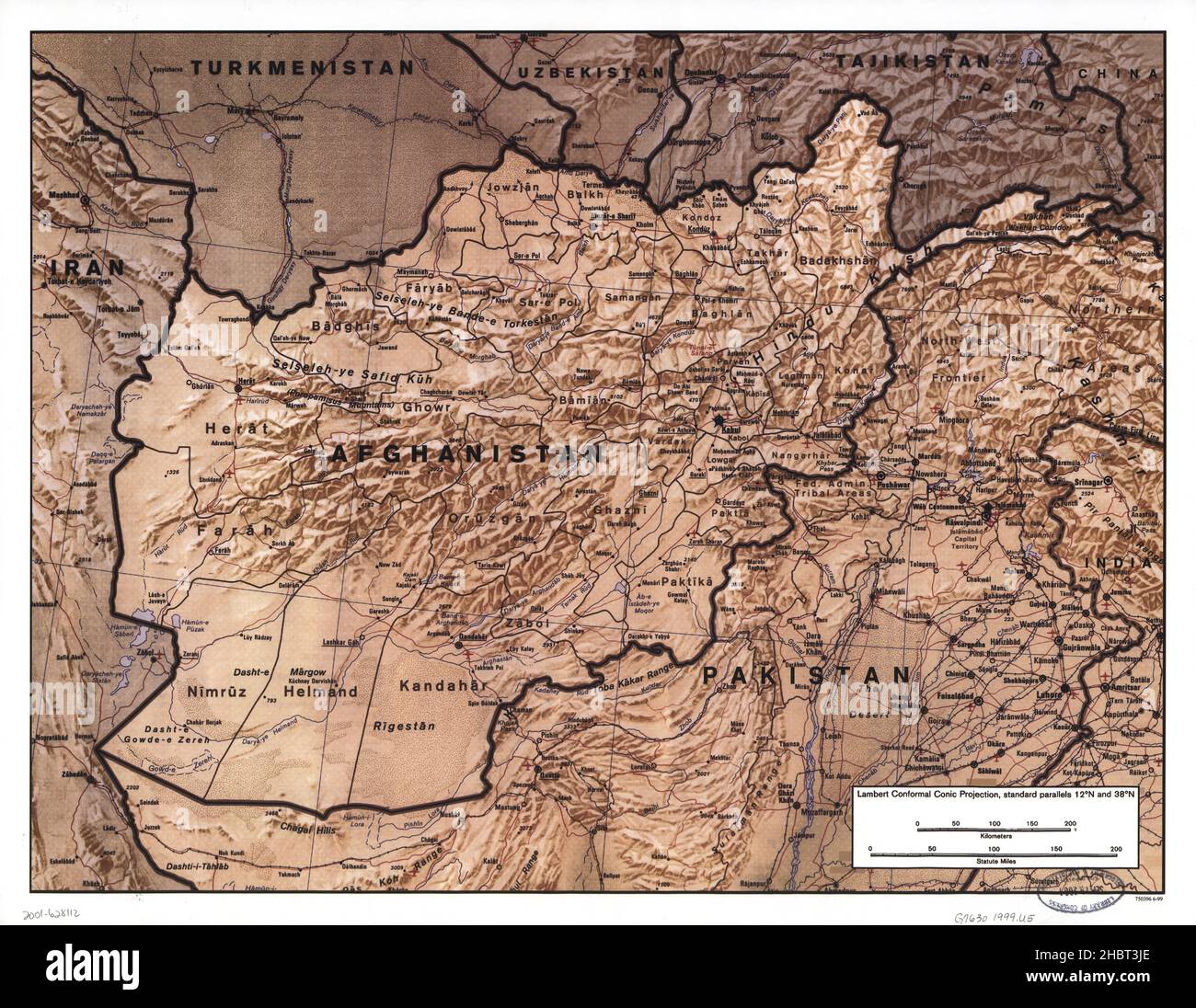 Afghanistan karte der 1990er jahre Fotos und Bildmaterial in hoher