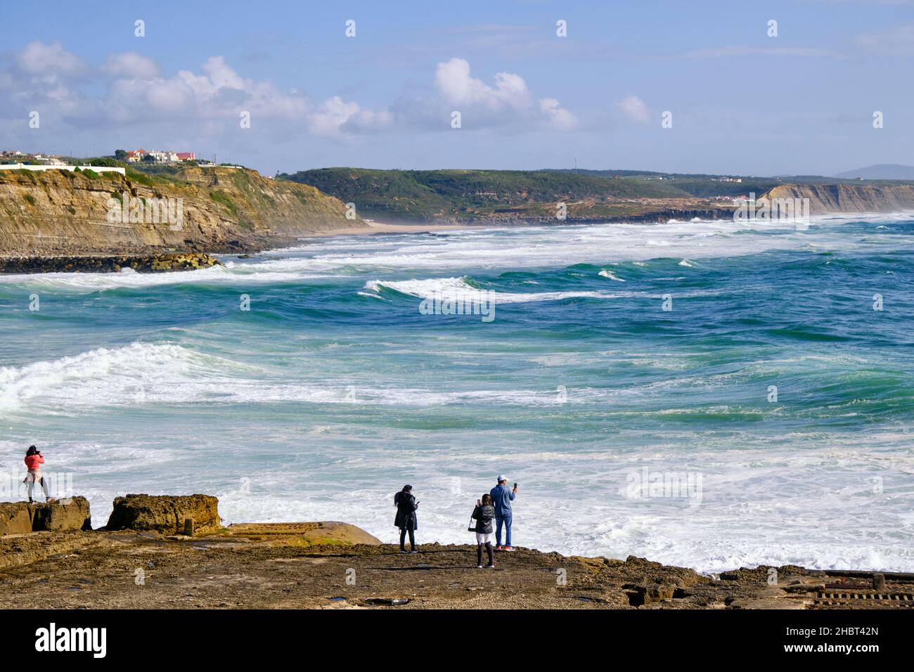 Die Küste von Ericeira. Portugal Stockfoto