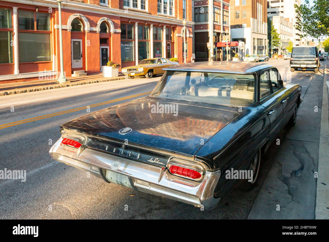 1961 Buick LeSaber parkte in Memphis Stockfoto