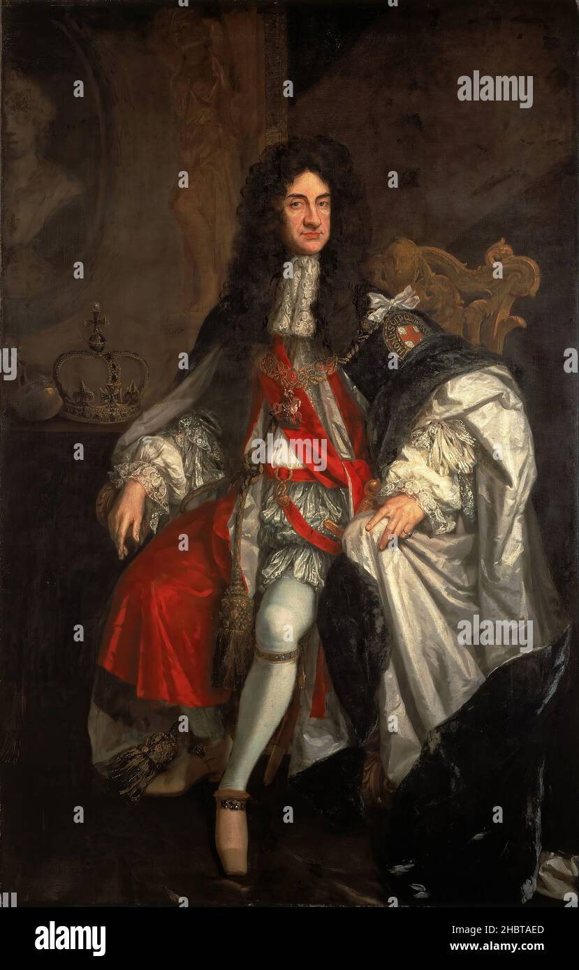 Godfrey Kneller - König Charles II. Stockfoto