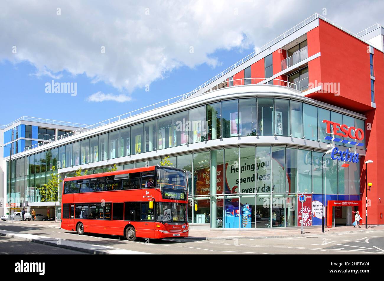 Tesco Extra-Verbrauchermarkt, St Pauls Cray, Orpington, London Borough of Bromley, Greater London, England, United Kingdom Stockfoto