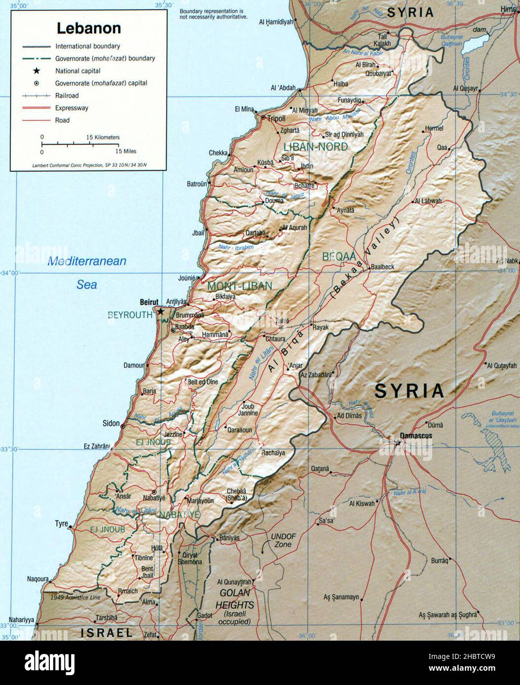 map-of-lebanon-fotos-und-bildmaterial-in-hoher-aufl-sung-alamy