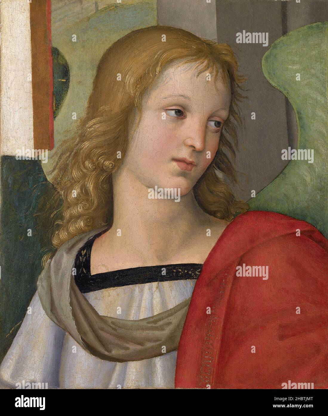 Angelo - 1501 - Öl auf Holz 31 x 26 cm - Sanzio Rafaello Stockfoto