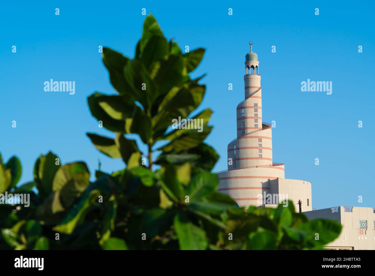 Al-Fanar Islamisches Kulturzentrum, architektonische Wahrzeichen in Doha Stockfoto