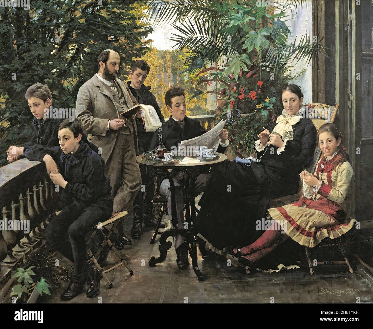 Krøyer Severin Peder Kopenhagen Sammlung Hirschsprung das