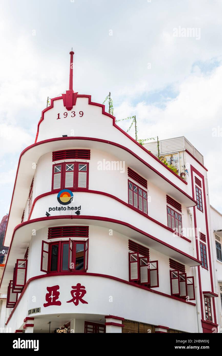 Potato Head Restaurant & Bar, Keong Saik Road, Singapur Stockfoto