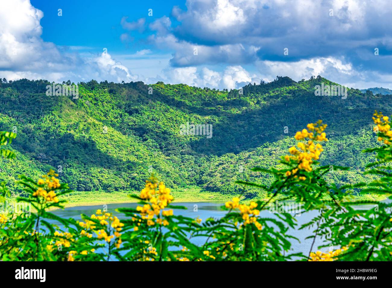 Hanabanilla Lake oder Dam, Kuba Stockfoto