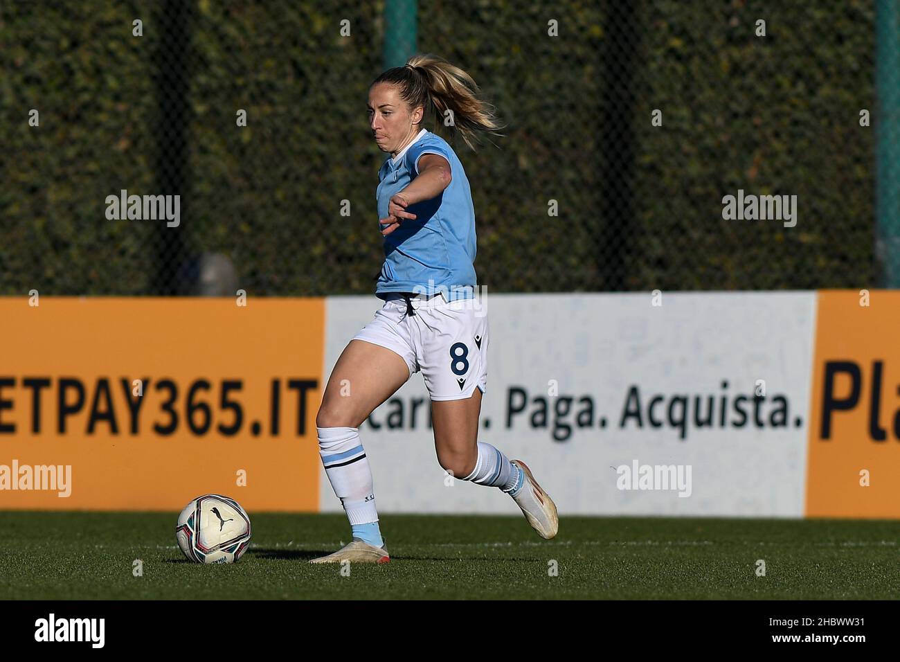 Formello, Italien. 19th Dez 2021. Rachel Cuschieri von S.S. Lazio Women am zweiten Tag der Coppa Italia Group F zwischen S.S. Lazio und ACF Fiorentina am 19. Dezember 2021 im Stadio Mirko Fersini, Formello Italien. (Bild: © Domenico Cippitelli/Pacific Press via ZUMA Press Wire) Stockfoto