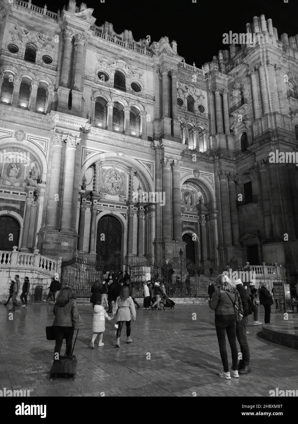 Kathedrale von Málaga, Catedral de la Encarnación. Malaga, Andalusien, Spanien. Stockfoto