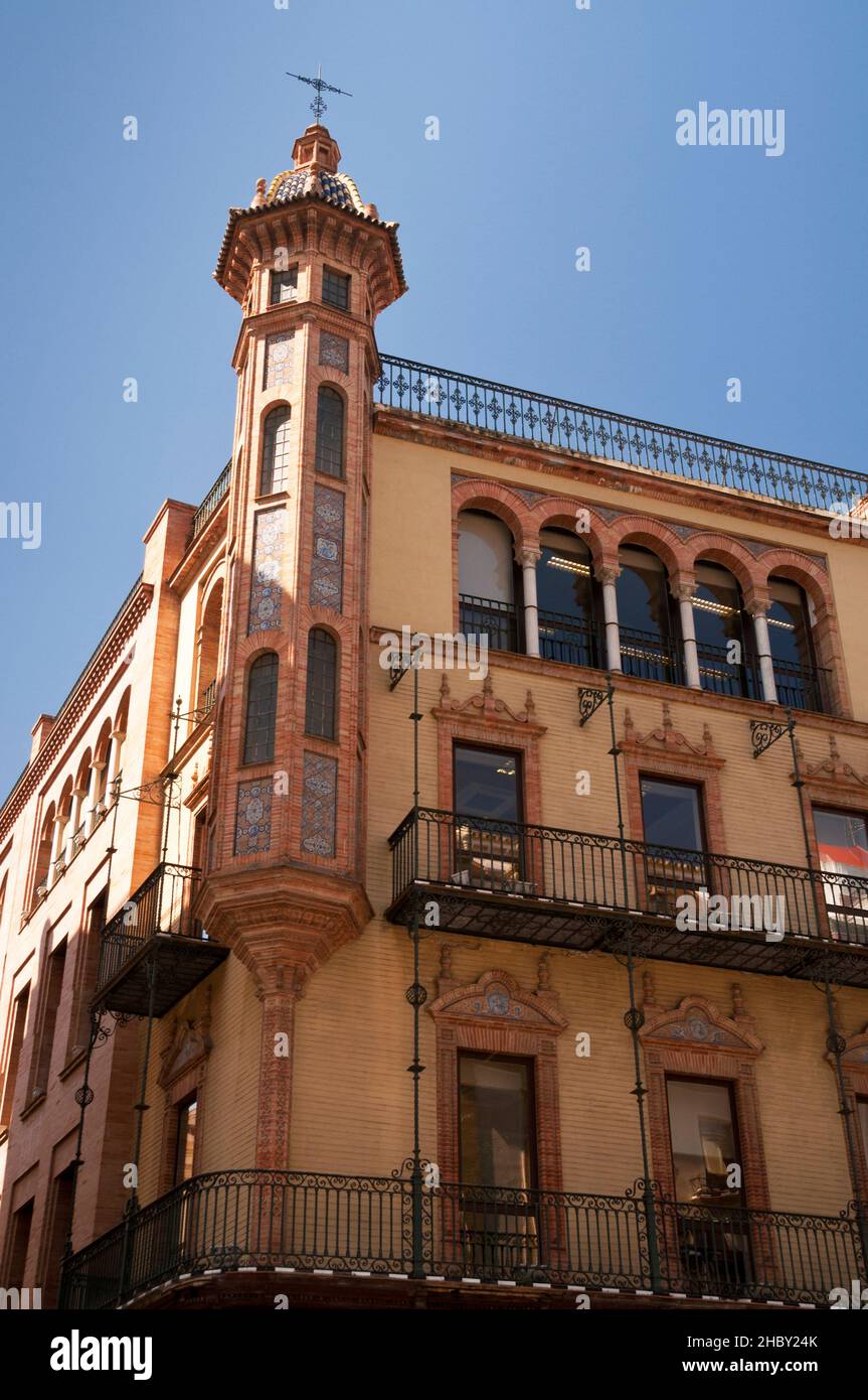 Das Eckelement der Casa Álvaro Dávila, Marquis von