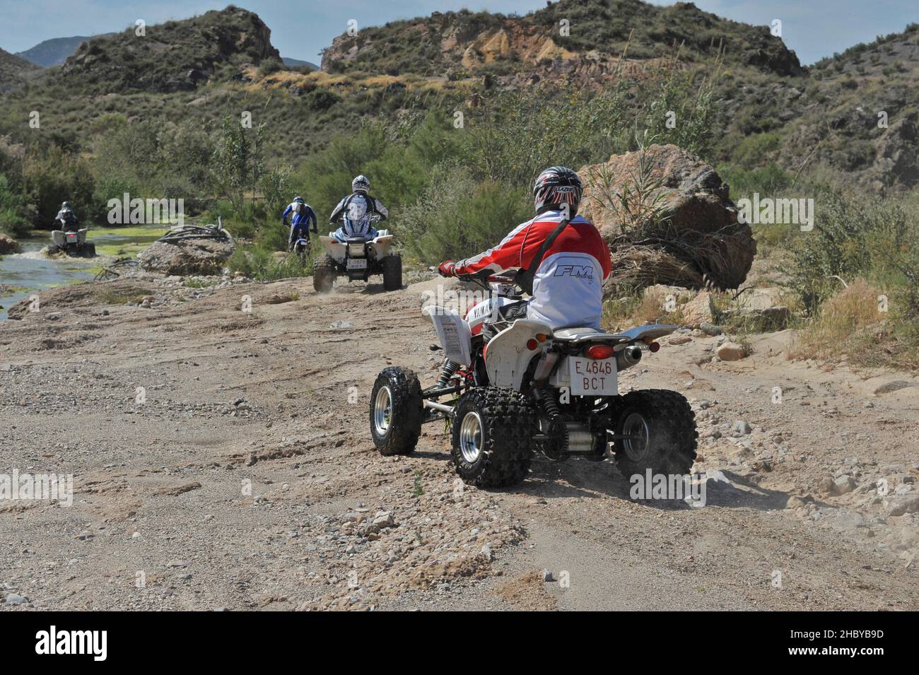 Quad Tour, Andalusien, Spanien Stockfoto