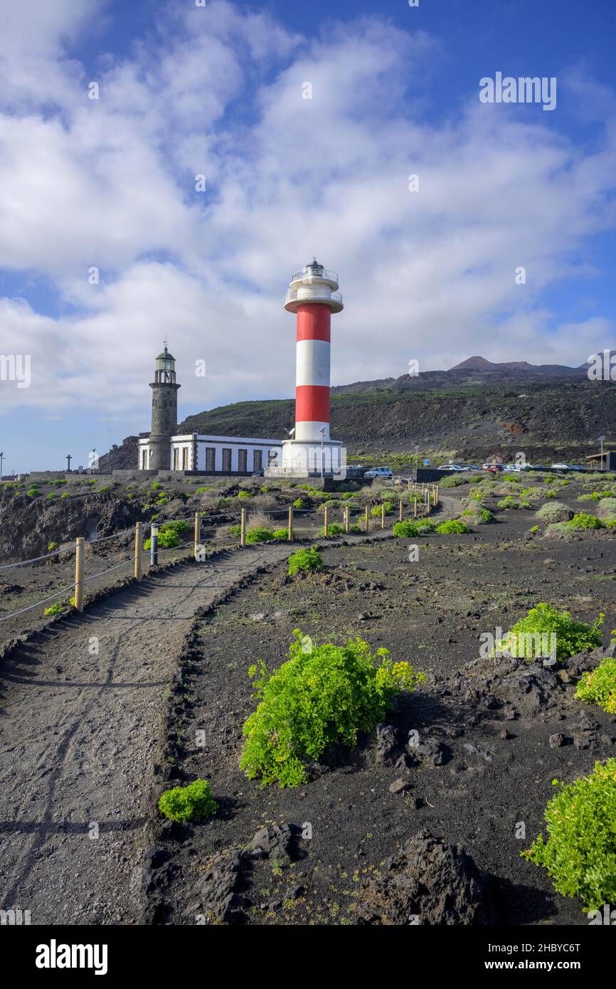 Leuchttürme von, Fuencaliente, La Palma, Spanien Stockfoto