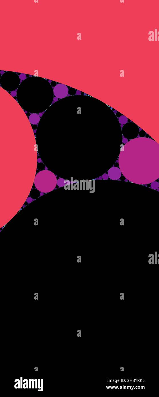 Abstraktes computergeneriertes Fraktaldesign. Ein Fraktal ist ein nie endende Muster. Fraktale sind unendlich komplexe Muster, die sich in sich selbst ähneln Stockfoto