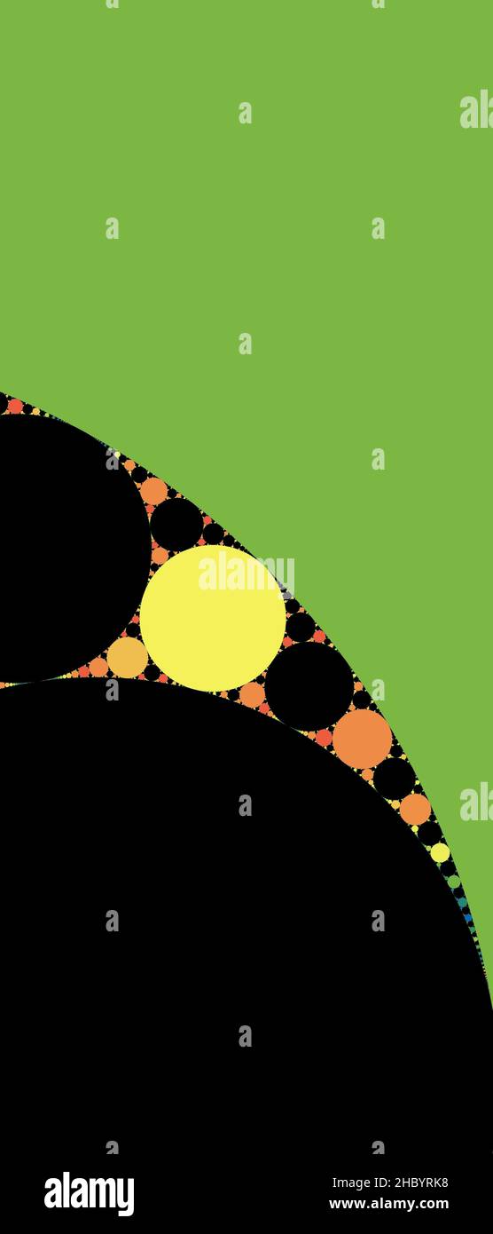 Abstraktes computergeneriertes Fraktaldesign. Ein Fraktal ist ein nie endende Muster. Fraktale sind unendlich komplexe Muster, die sich in sich selbst ähneln Stockfoto