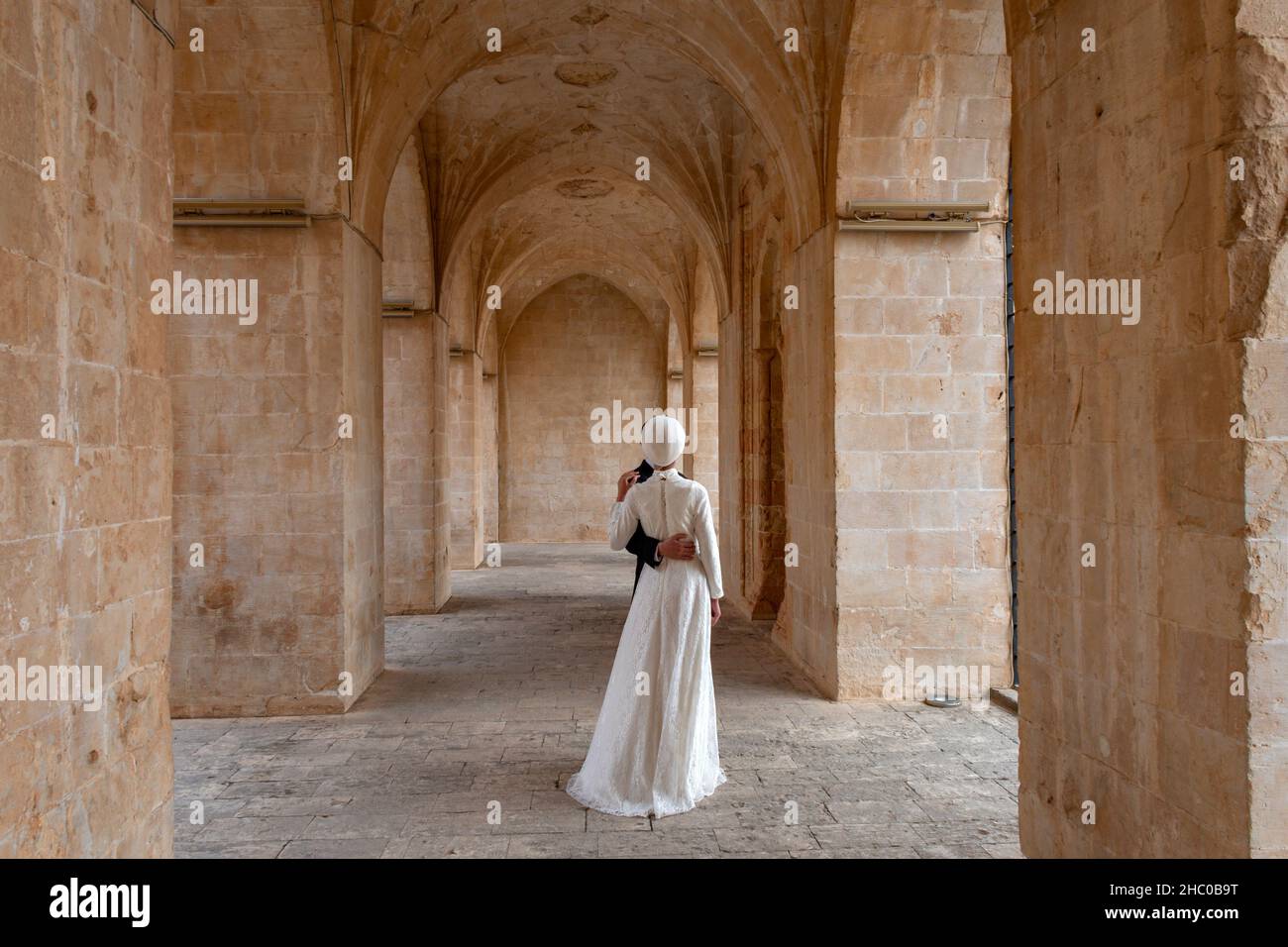 Die Kasimiye Madrasa (Kasim Pasha Medrese) in Mardin in Südostanatolien der Türkei Stockfoto
