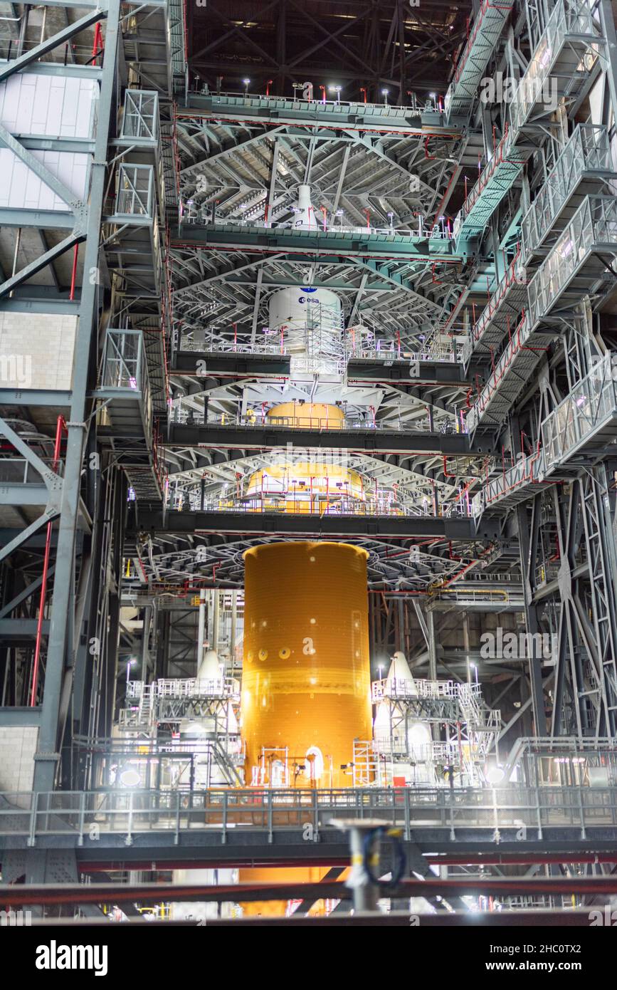 NASA Space Launch System Rocket Stockfoto