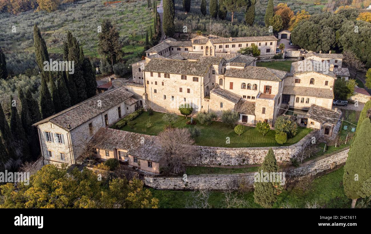 San Damiano, Assisi, Italien Stockfoto
