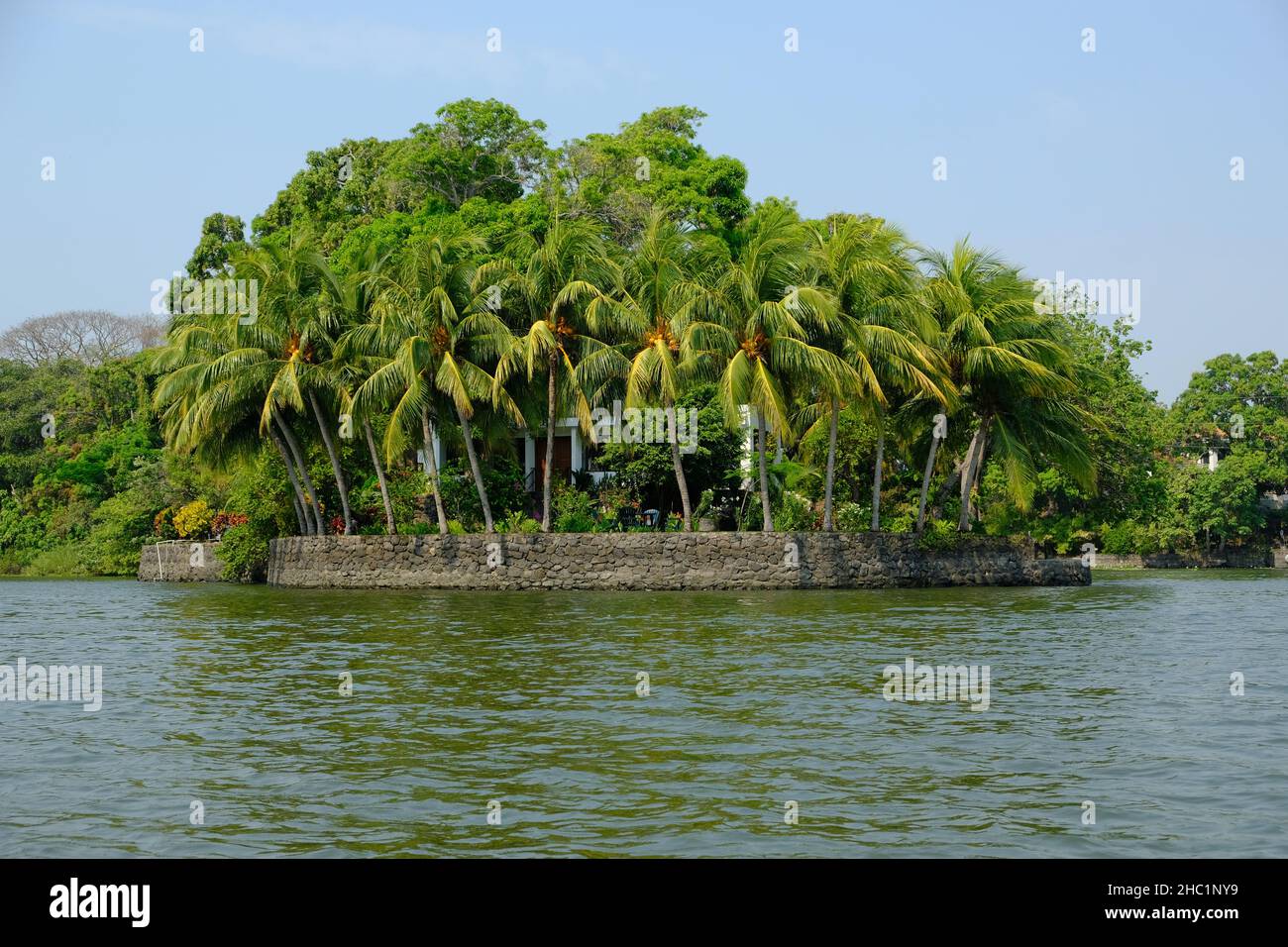 Nicaragua Granada Las Isletas de Granada - Inselchen von Granada - Lago Cocibolca Stockfoto