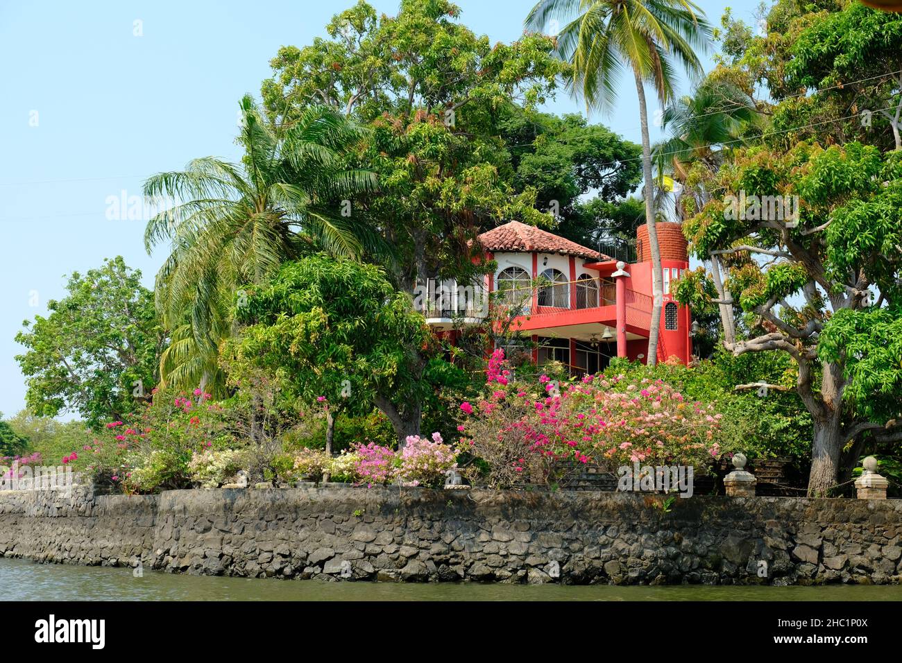 Nicaragua Granada Las Isletas de Granada - Inselchen von Granada - Lago Cocibolca Stockfoto