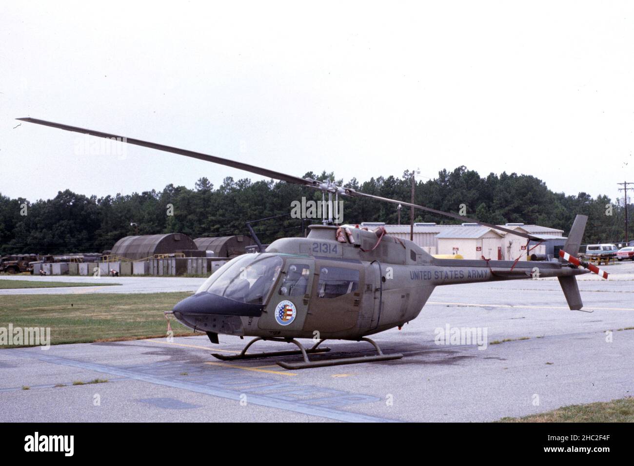 Hubschrauber der Nationalgarde in Raleigh. North Carolina Stockfoto