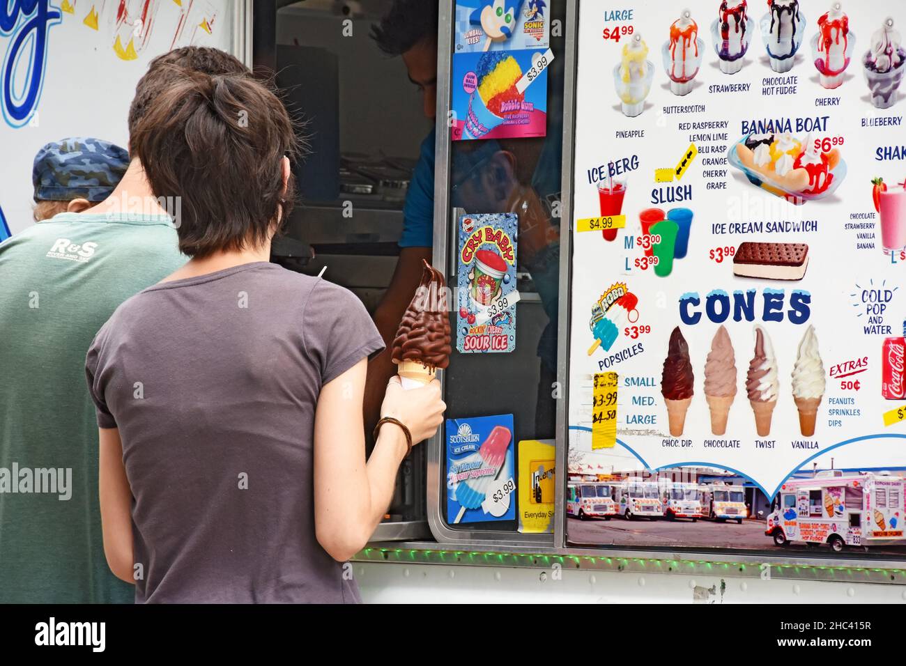 Eiswagen, Nordamerika Stockfoto