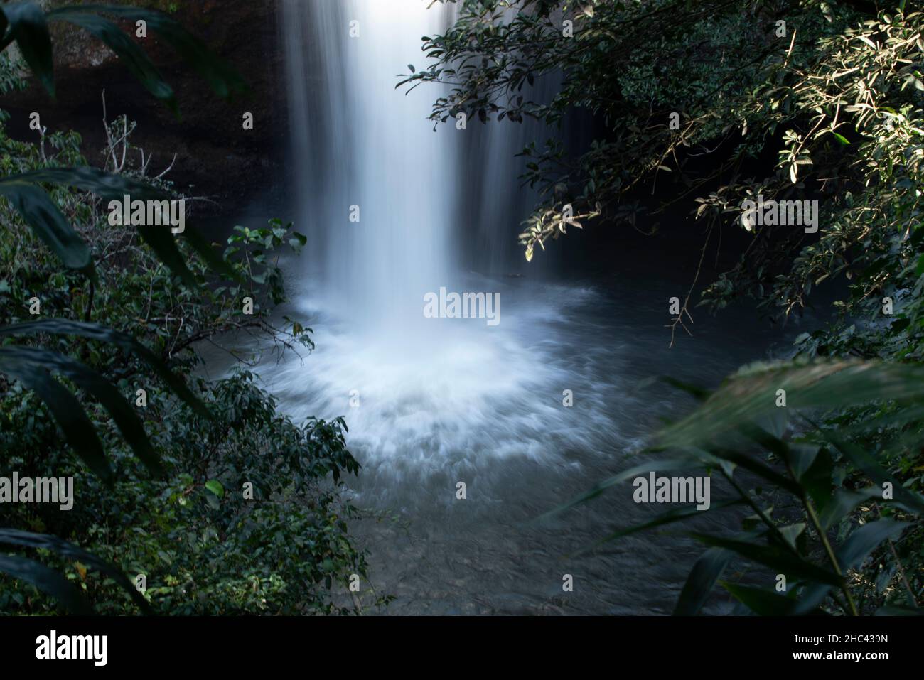 Haew Suwat Wasserfall im Khao Yai National Park Thailand. Stockfoto