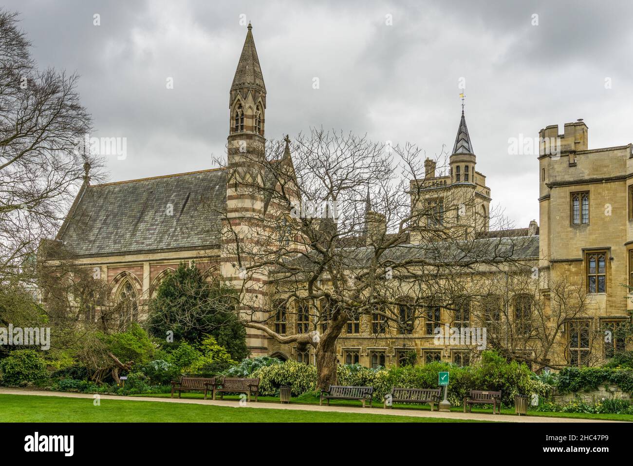 Außenansicht des Balliol College, University of Oxford, Oxford, Großbritannien Stockfoto