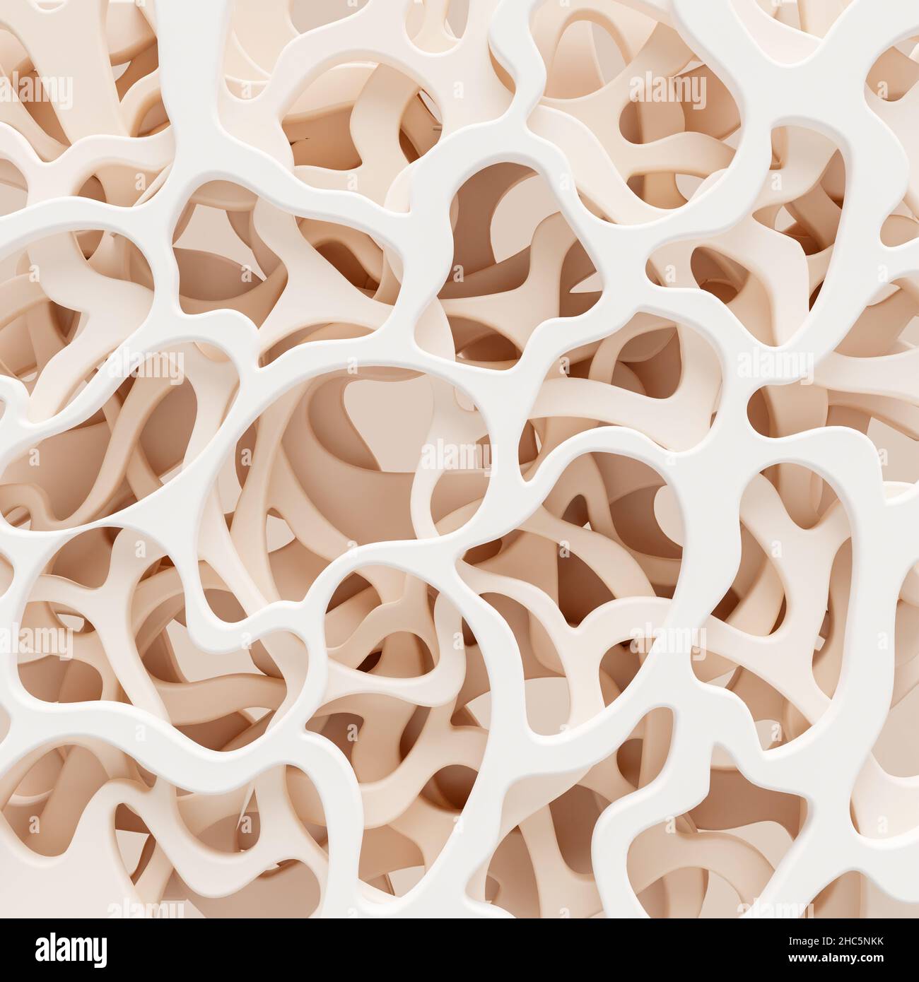 Osteoporose, konzeptuelle Illustration Stockfoto
