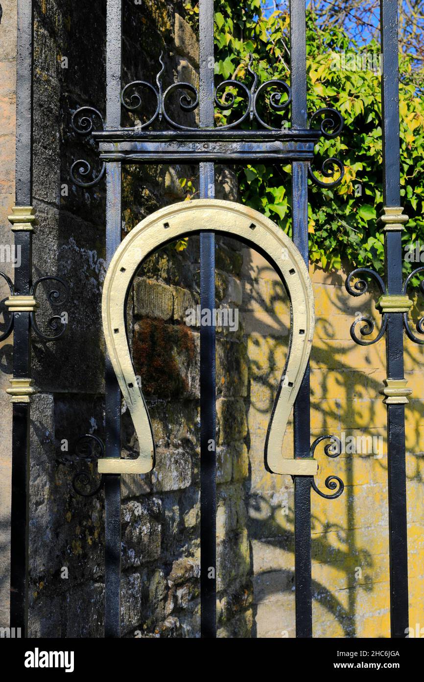 Sommer-Ansicht von Oakham Castle, Marktgemeinde Oakham, Rutland County, England, UK Stockfoto