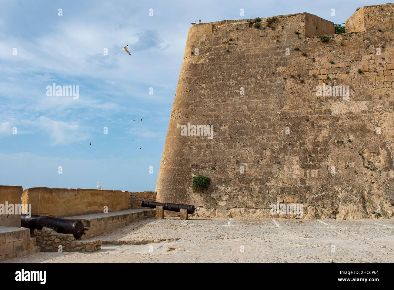 Alicante ist eine Stadt und eine Gemeinde von Spanien, der Hauptstadt der Provinz, in der Valencianischen Gemeinschaft. Stockfoto