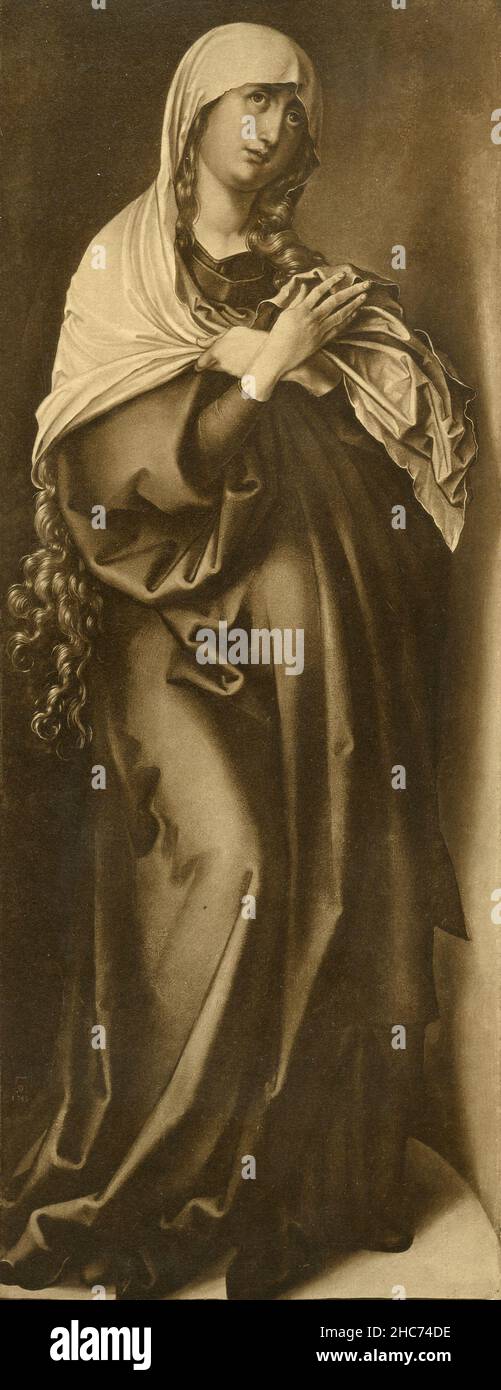 Mater Dolorosa, Gemälde des deutschen Künstlers Albrecht Dürer, München 1897 Stockfoto