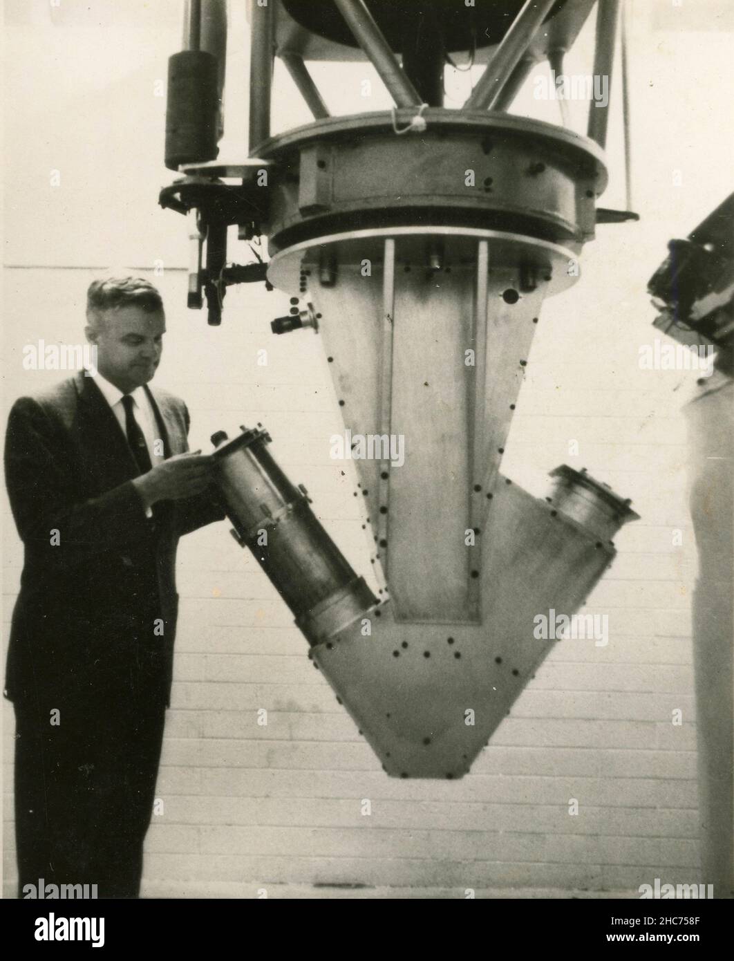 Neuer Typ von Bildröhre zur Vergrößerung der Reichweite des Teleskops, Lowell Observatory, Flagstaff, Arizona USA 1965 Stockfoto