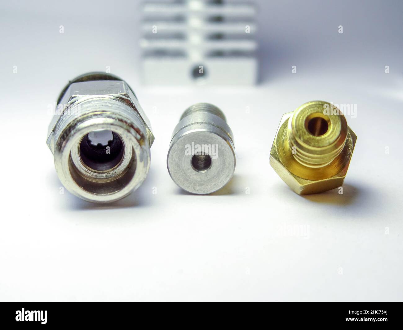 All Metal Hotend Kit Titanlegierung Thermal Heat Break für 3D Drucker Stockfoto