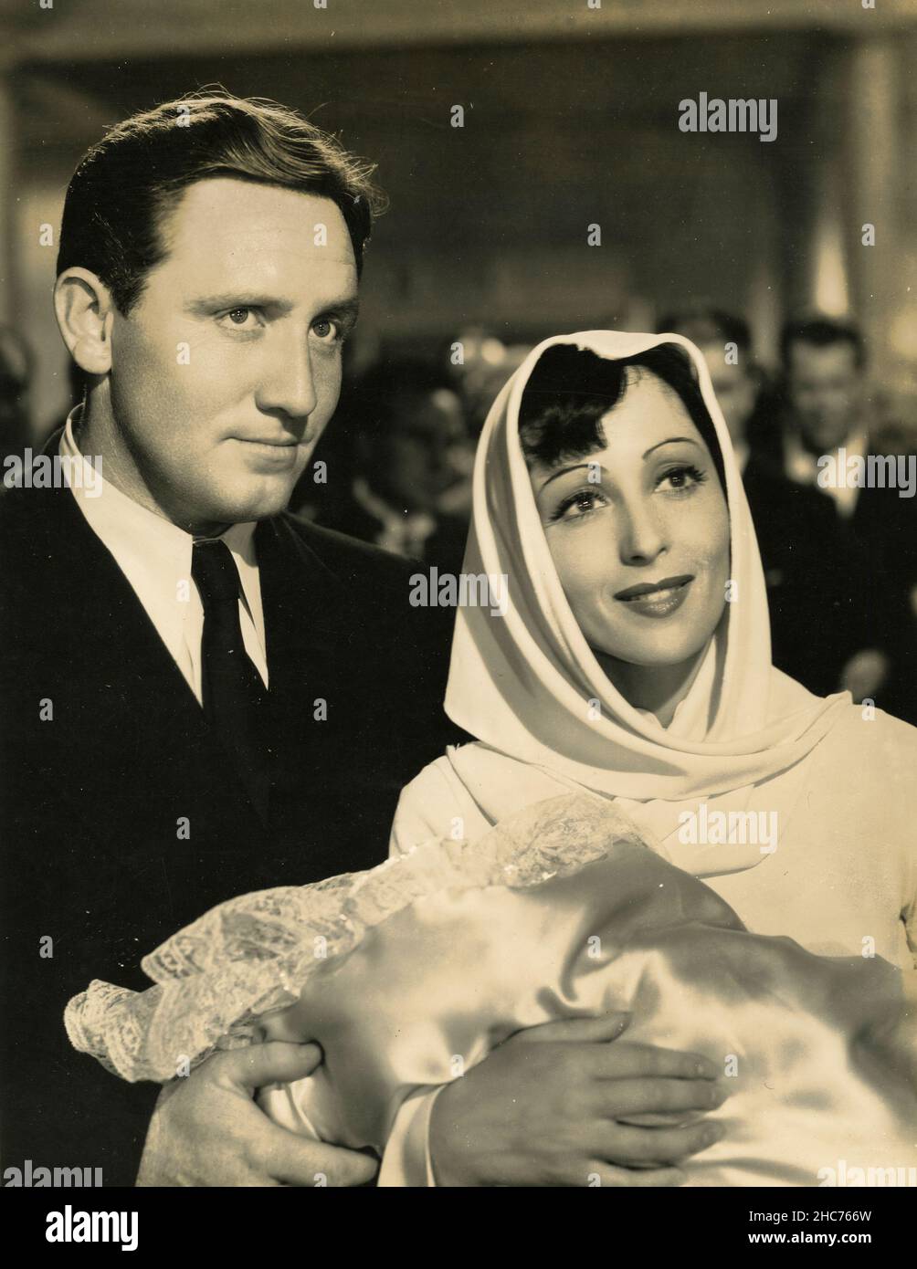 Die amerikanischen Schauspieler Luise Rainer und Spencer Tracy im Film Big City, USA 1937 Stockfoto