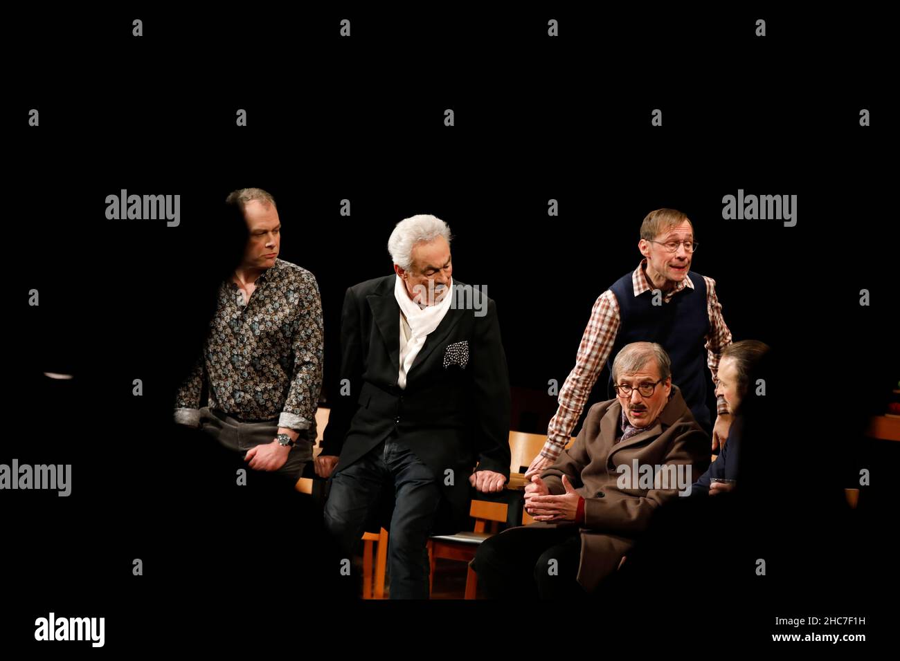 Gundula Köster, Agata Pontius, Caroline Siebert, Henning Bormann, Thilo Herrmann, Giso Weißbach, Helge Marx, Peter André Rodekuhr, Alexander G. Schäfe Stockfoto